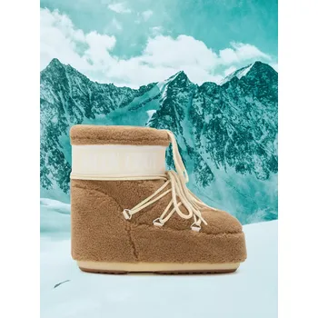 Dámská zimní obuv Dámské sněhule Moon Boot Icon Low Fleece Camel