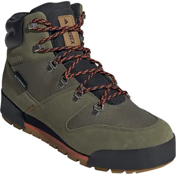 Pánská treková obuv Pánské boty Adidas Terrex Snowpitch C.RDY Velikost bot (EU): 45 1/3 / Barva: tmavě zelená