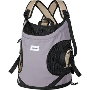 Taška pro psa a kočku Přední batoh na hruď pro přepravu kočky do 6 kg Batoh pro domácí mazlíčky Překřížené popruhy Cestovní taška 36 x 35 x 20 cm fialová