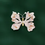 Éternelle Luxusní brož ve tvaru motýla Lioda B8172-XZ0055P Stříbrná