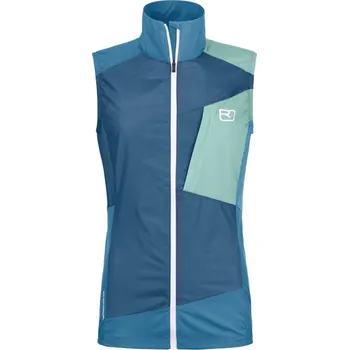 Dámská vesta Ortovox Windbreaker Vest W Velikost: S / Barvy: petrol blue