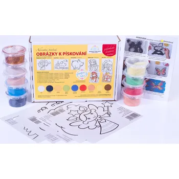 kreativní sada Mandaly pro děti PÍSKOVACÍ SADA (12x15) - adventní II