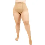 Giulia dámské jemné nadměrné elastické punčochové kalhoty MOLLY 20DEN CARAMEL 2XL