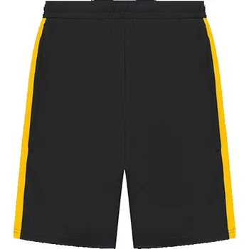 Pánské kraťasy Finden+Hales Pánské šortky s kapsami na zip LV886 Black-GLD 3XL