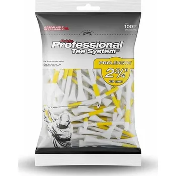 Golfová tyčka PRIDE SPORT Pride Sports PTS Bamboo Dřevěná Týčka 69mm, 100 ks