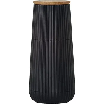 Kuchyňský mlýnek AdHoc Mlýnek na pepř/sůl, výška 150 mm, průměr 65 mm, černý