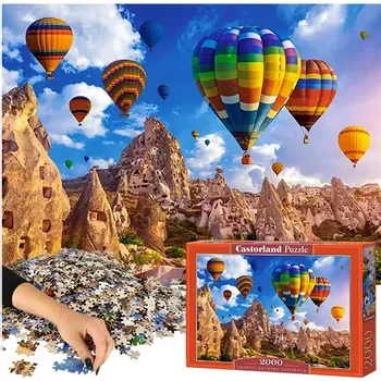 Puzzle Puzzle 2000 dílků – barevné balóny nad Cappadocií