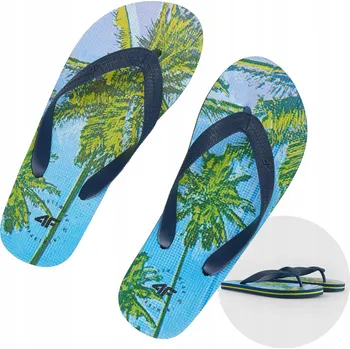 Dámské žabky 4F dětské pantofle z plast, vícebarevné, velikost 36