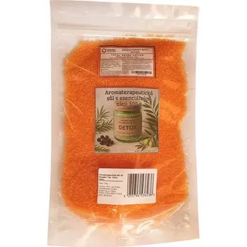 Koupelová sůl AW Aromatics Aromaterapeutická sůl s esenciálními oleji Detox 500 g - Typ balení: Plastový doypack (náhradní náplň)