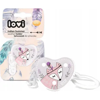 Klip na dudlík Lovi, vícebarevný