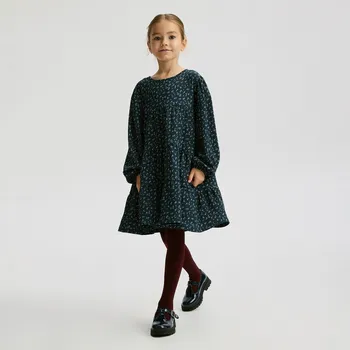 Dívčí šaty Reserved - Šaty se vzorem - tmavomodrá - 298FW-59P - 298FW-59P-164