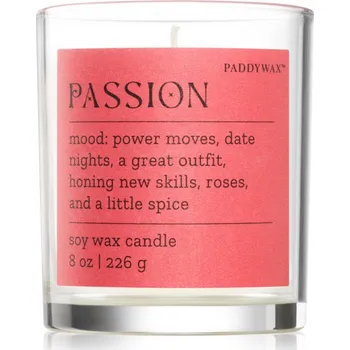 Svíčka Paddywax Mood Passion Saffron Rose vonná svíčka 226 g