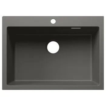 Granitový dřez Blanco PLEON 8 InFino Silgranit šedá vulkán bez odtokové armatury - 527779