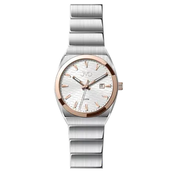 Hodinky JVD Dámské stříbrné ocelové přehledné hodinky JVD J4202.1 ( )