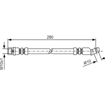 Brzdová hadice Brzdová Hadice BOSCH (1987481014)