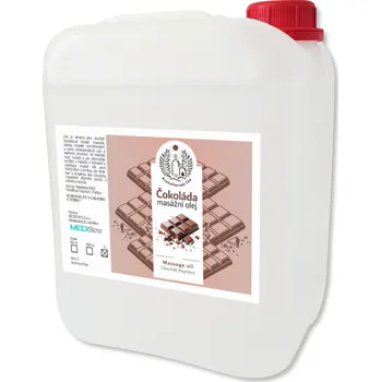 Masážní přípravek MEDISTAR CZ masážní olej ČOKOLÁDA 5L dávkování: S pumpou