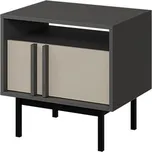 Jurek Noční stolek Alsy 13 Vyber provedení: Antracit + světle béžová