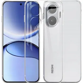 Silikonový kryt pro Xiaomi POCO F7 - Průhledný