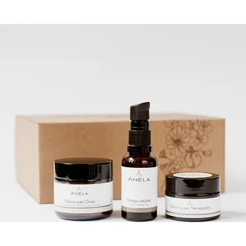 Kosmetická sada Anela Něžná péče o ekzematiky kompletní dárkový balíček péče o ekzém (č. 12)