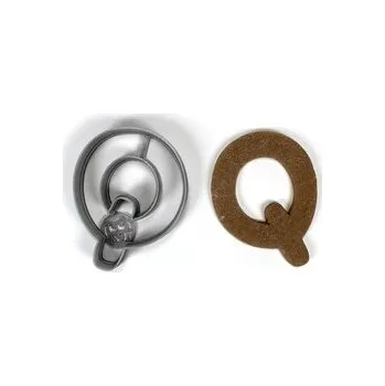 Vykrajovátko Písmeno Q zaoblené hrany (7cm) vykrajovátko/formička