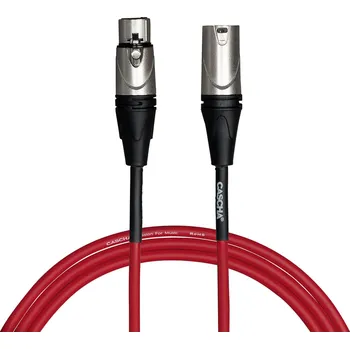 Příslušenství ke zvukové technice Cascha Advanced Line Microphone Cable Red 9 m Mikrofonní kabel
