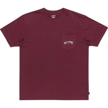 Pánské tričko Tričko Billabong Stacked Arch Tee EBYZT00175-RSN0 Maroon L s