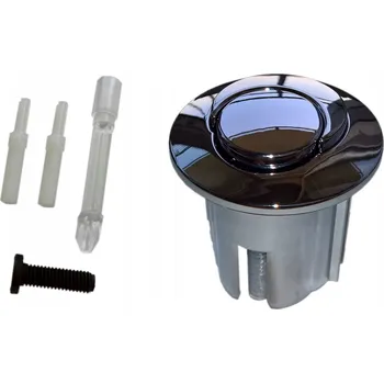 Splachovací tlačítko Splachovací tlačítko pro WC Roca UNIVERSAL stříbrné