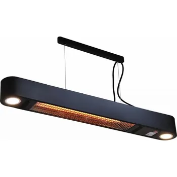 Průmyslové topidlo ELMETFIRE ET0002 RIESLING Závěsné topidlo/svítidlo 1500W IP24