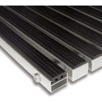 Rohožka Gumová hliníková čistící vstupní venkovní rohož Alu Standard - 100 x 150 x 2,2 cm