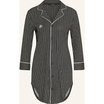 Dámská košile Lauren Ralph Lauren Dámská Noční Košile, černá / bílá, 36