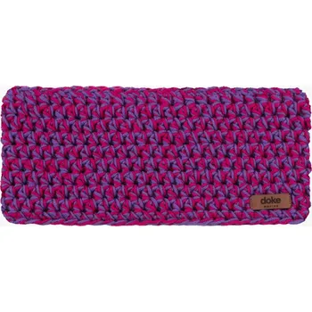 Čelenka Merino háčkovaná čelenka Mix pink Velikost: Pro dospělé (vhodné i pro děti od 12 let)