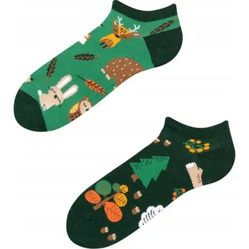 Dámské ponožky KOTNÍKOVÉ PONOŽKY Todo Socks Forest Animals Zvířata 35-38