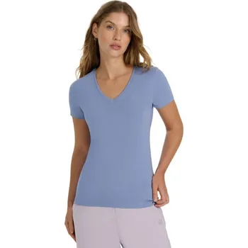 Dámská móda Dámské tričko 4F F2969 denim 4FWAW25TTSHF2969 32S L