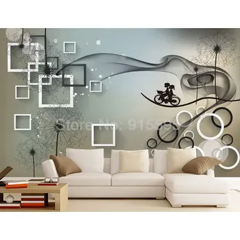 Fototapeta Solution Media 3D tapeta - Pampeliška a kouř MU3352 3 - 3D Relief - Vliesová tapeta - 320g/m2