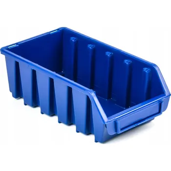 Úložný box 50x Modrá plastová přepravka/organizér 215x115x75 mm