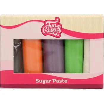 Cukrová pasta FunCakes Halloween multipack 5x100 g