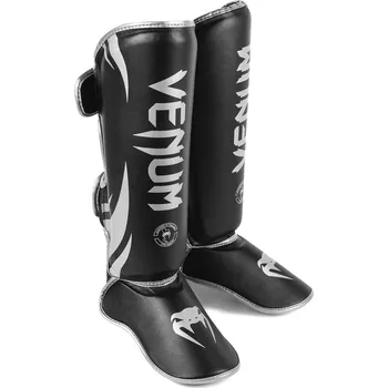 Chránič holeně pro bojový sport Venum Challenger Standup Shin Guards - Black/Silver Velikost: XL