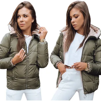 Dámská bunda DSTREET VICTORIA SNUG ZELENÁ M