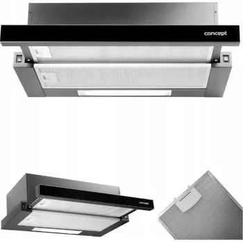 Digestoř Výsuvná digestoř do kuchyně k zabudování 60 cm CONCEPT