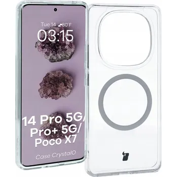 Pouzdro na mobilní telefon Zadní Kryt Bizon pro Xiaomi Redmi Note 14 Pro 5G bezbarvý