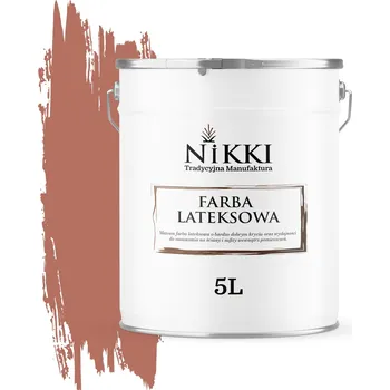 barva na zeď BARVA LATEXOVÁ NA ZEĎ, CIHLOVÁ BARVA H4728 5L, HLUBOKÝ MAT, NA STĚNY