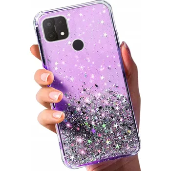 Pouzdro na mobilní telefon Zadní Kryt Radian pro Oppo A15 fialový