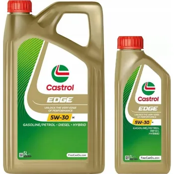 Motorový olej Syntetický motorový olej Castrol 5 l 5W-30