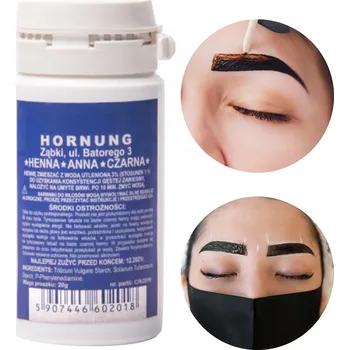 Barva na vlasy Henna v prášku černá Anna Hornung 100g