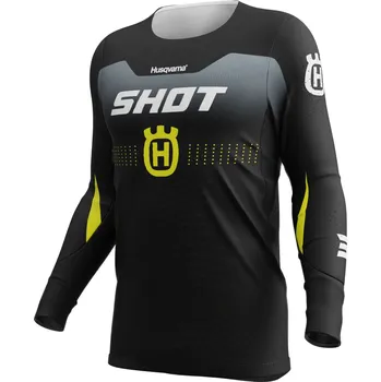 Moto oblečení Motokrosový dres Shot Aerolite HVA 26 černo-šedý