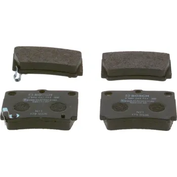 Brzdová destička Sada Brzdových Destiček, Kotoučová Brzda BOSCH (0986424711)