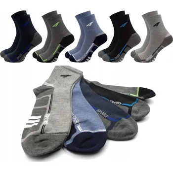 Pánské ponožky 5 PÁRŮ BAVLNĚNÝCH PONOŽKY DLOUHÉ PONOŽKY 42-46