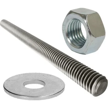 Závitová tyč Kotevní materiál tyč závitová M14 Zn 1m pevnost 4,8