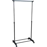 Pojízdný stojan na oděvy Ida černý