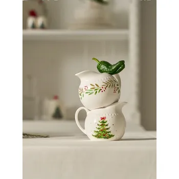 Sinsay - Keramický vánoční džbán s motivem větviček - bílá - 416GI-00X - 416GI-00X-ONE